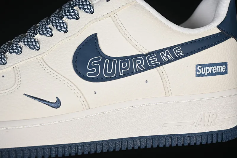 All categories Nk Air Force 1 Air Force series Nk Air Force 1 Low Air Force low top Nike Air Force 1'07 Low Supreme joint letter haze blue Air Force 1 low top casual sneakers LD1999-003